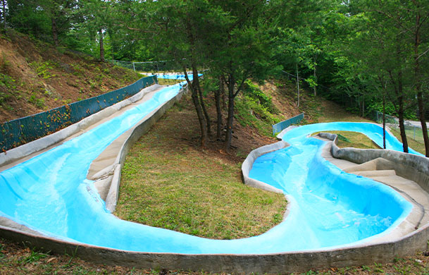500-foot waterslide at Adventure Bound Gatlinburg