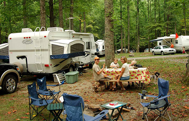 W/E/S 50 Amp RV Site