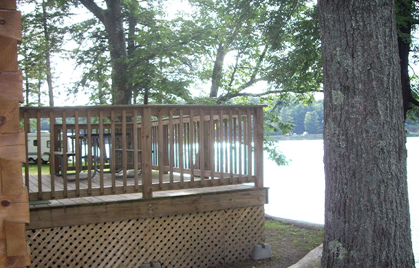 deluxe cabin rental exterior